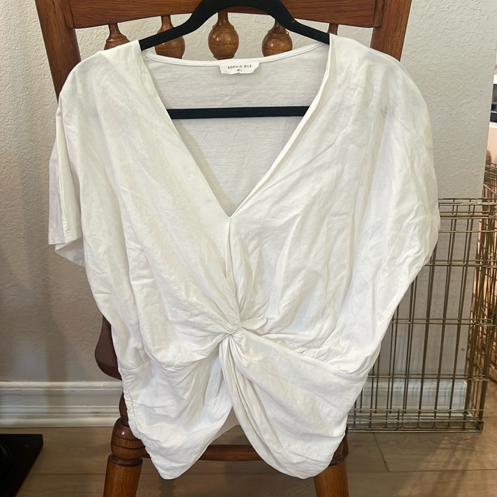 Sophie Rue twist front shirt